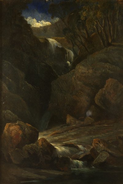 Een Waterval door William James Muller