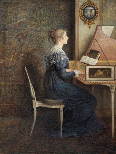 Een oud lied, 1874 door William John Hennessy