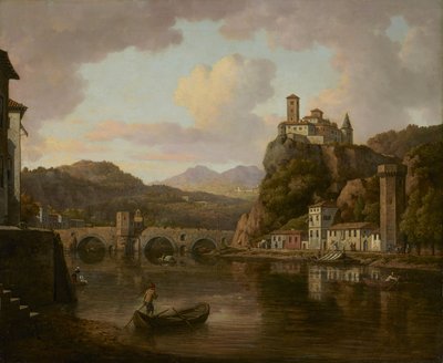 Kasteel aan de Rhône, Frankrijk door William Marlow