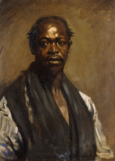 Portret van een neger door William Orpen