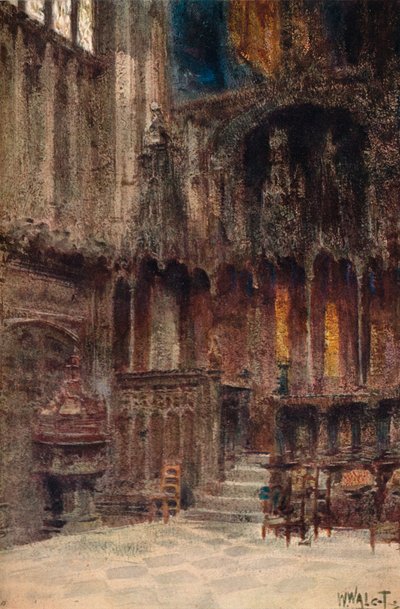 Kapel van Hendrik VII, Westminster Abbey, ca. 1907 door William Walcot