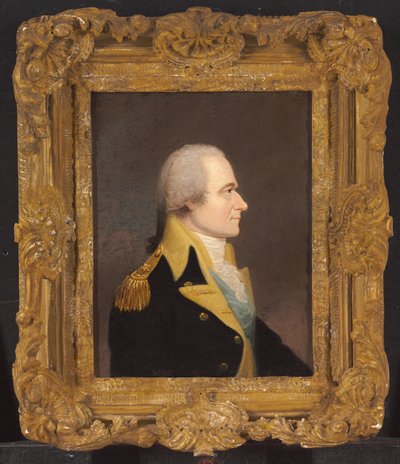 Portret van Alexander Hamilton, ca.1800 door William Weaver