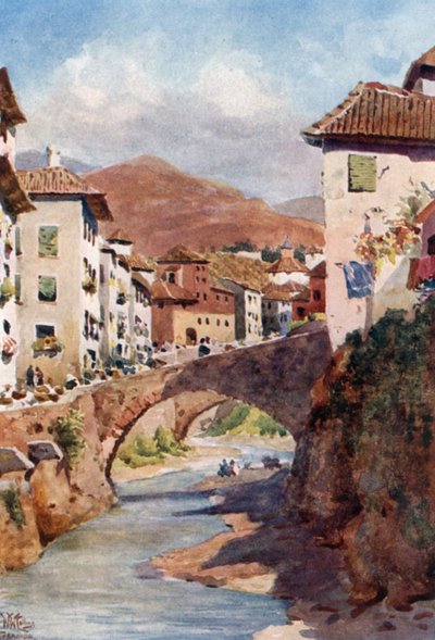 Granada, Calle del Darro door William Wiehe Collins