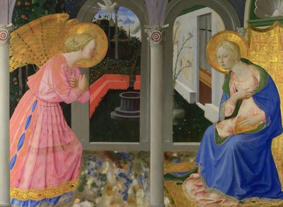 De Annunciatie, ca. 1440 door Zanobi Strozzi