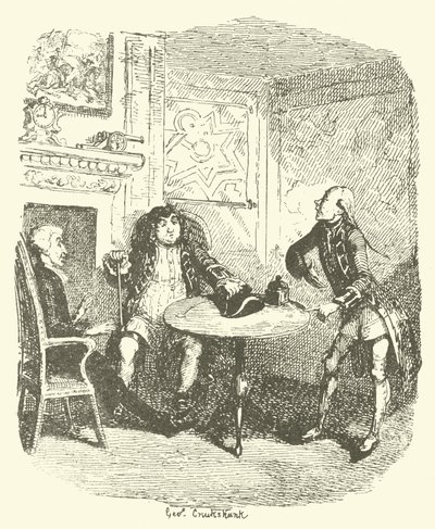 Illustratie voor Tristram Shandy door after George Cruikshank