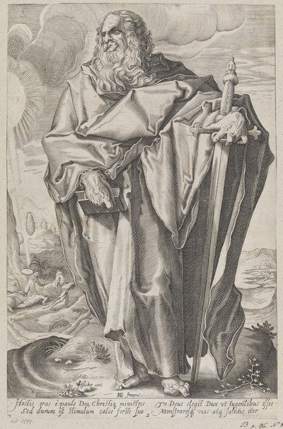 Sint Paulus door after Hendrick Goltzius