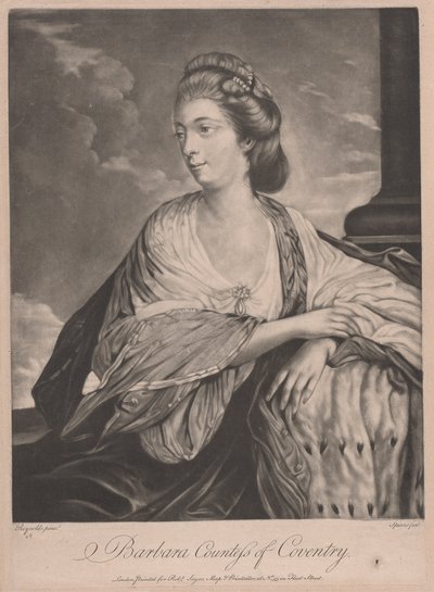 Barbara, gravin van Coventry door after Henry Spicer