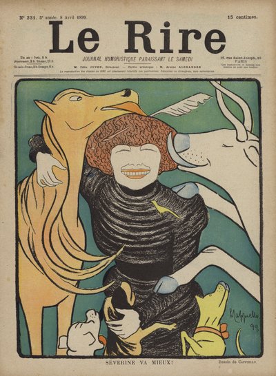 Illustratie voor Le Rire door after Leonetto Cappiello