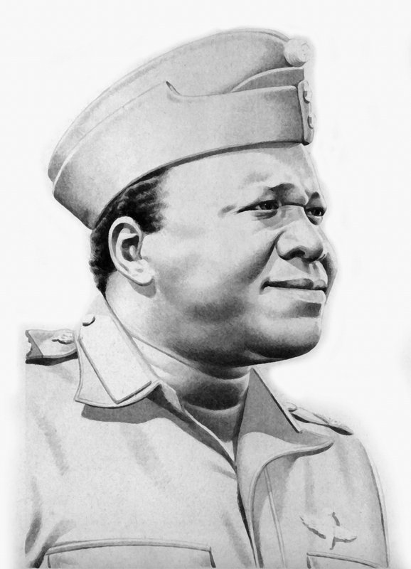 Generaal Idi Amin van Oeganda door English School