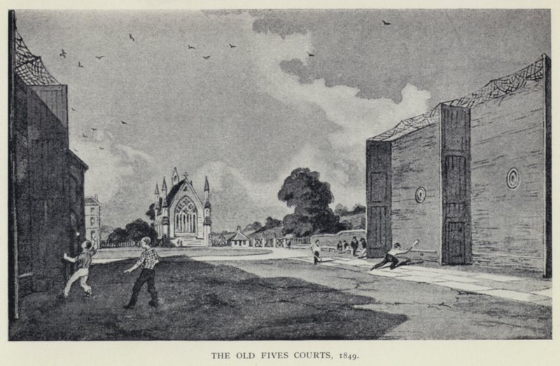 De Oude Fives Courts door (after) English School