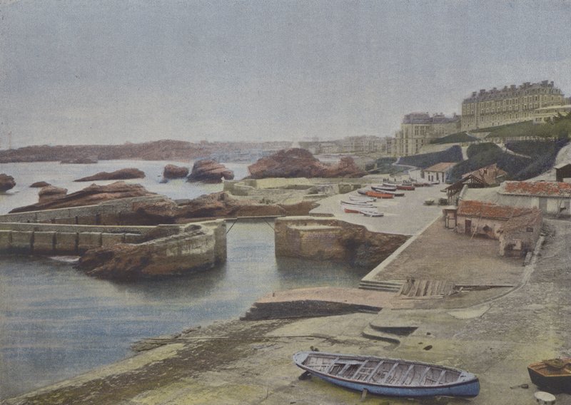 Biarritz, Port-Vieux door (after) French Photographer