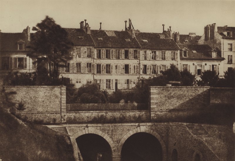 De oude tunnel van Batignolles (zwart-wit foto) door (after) French Photographer