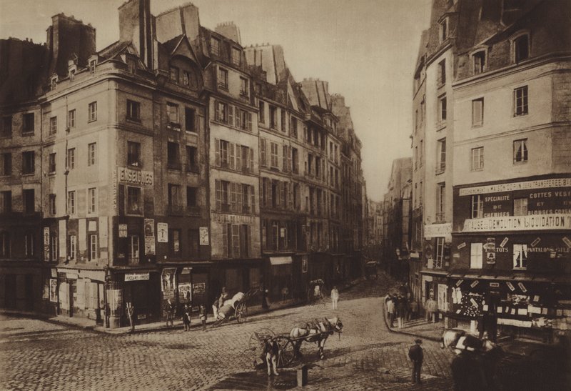 Het oude Place Maubert door (after) French Photographer