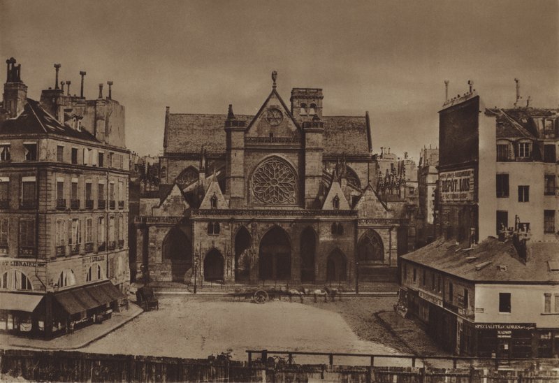 Het oude plein Saint-Germain-l