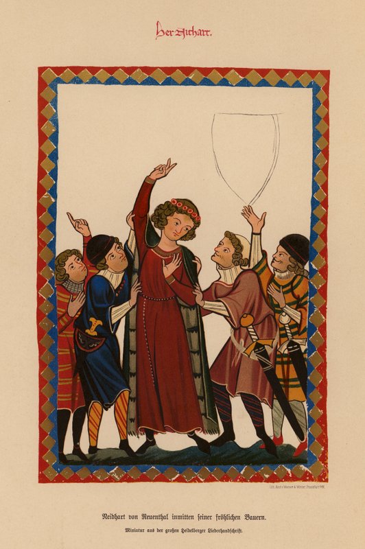 Neidhart von Reuental door (after) German School