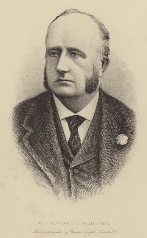 Sir Richard E Webster door English School