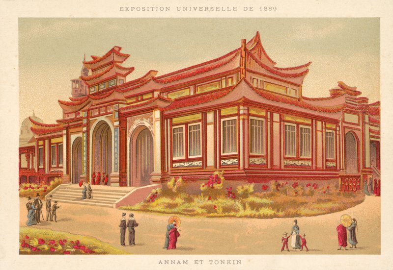 Annam en Tonkin, Exposition Universelle 1889, Parijs door French School