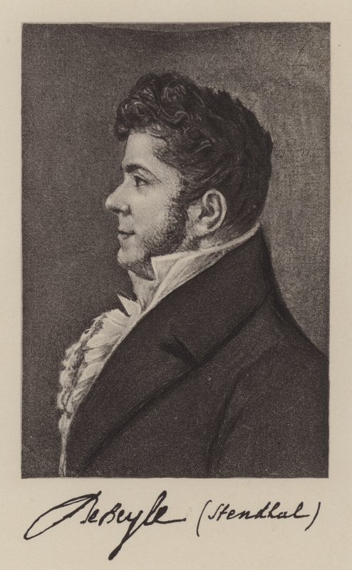 Stendhal (Marie-Henri Beyle), Franse romanschrijver door French School
