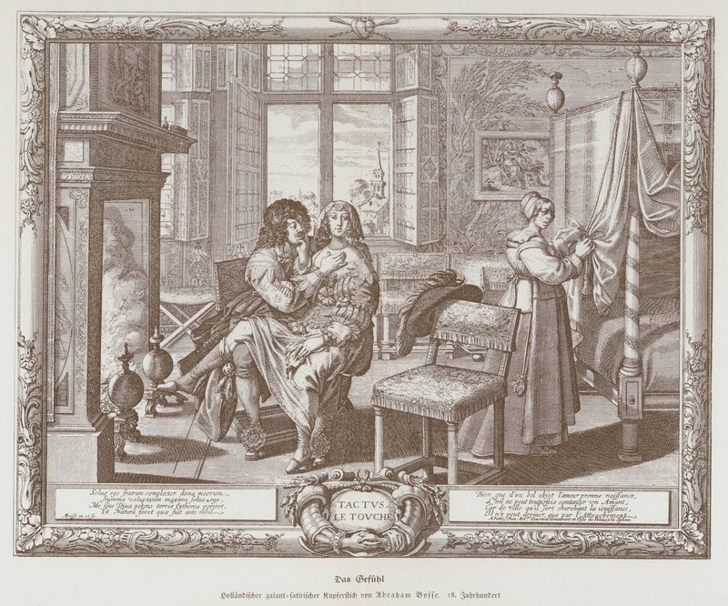 Tactus (de Aanraking) door Abraham (after) Bosse