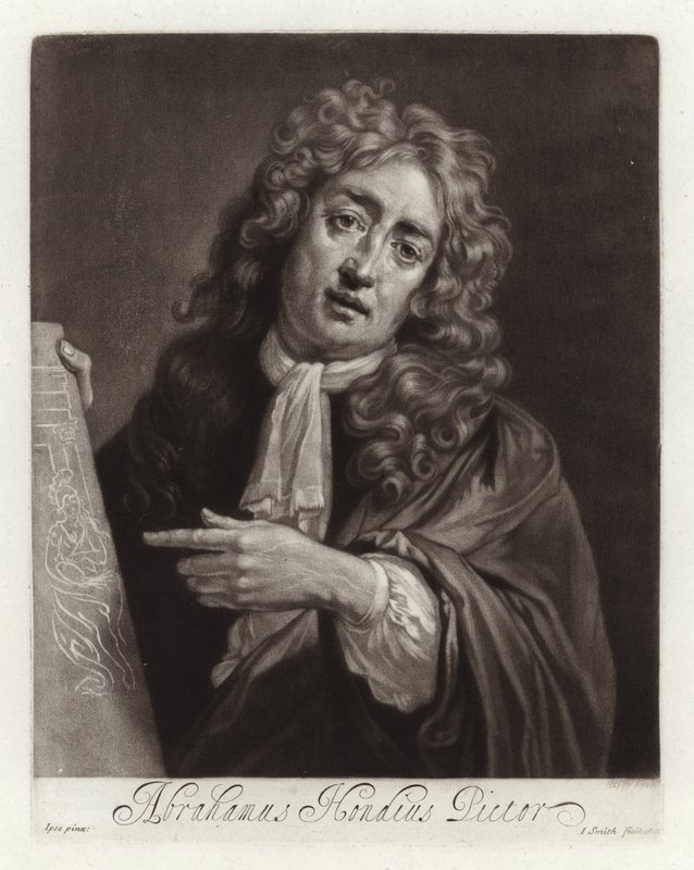 Portret van Abraham Hondius door Abraham Danielsz. Hondius