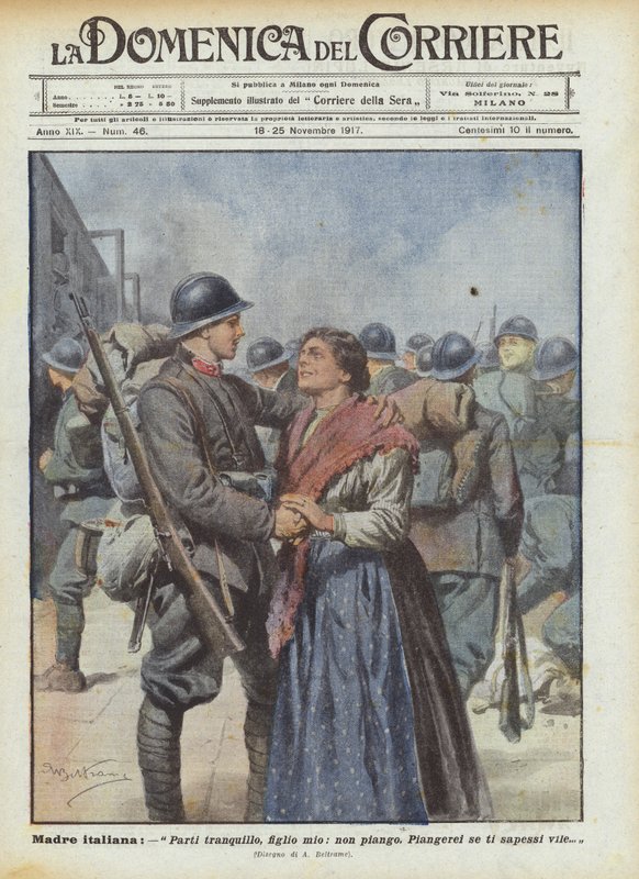 Italiaanse moeder door Achille Beltrame