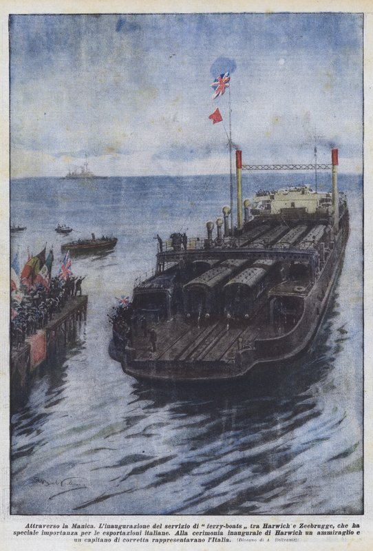 Over het Kanaal door Achille Beltrame