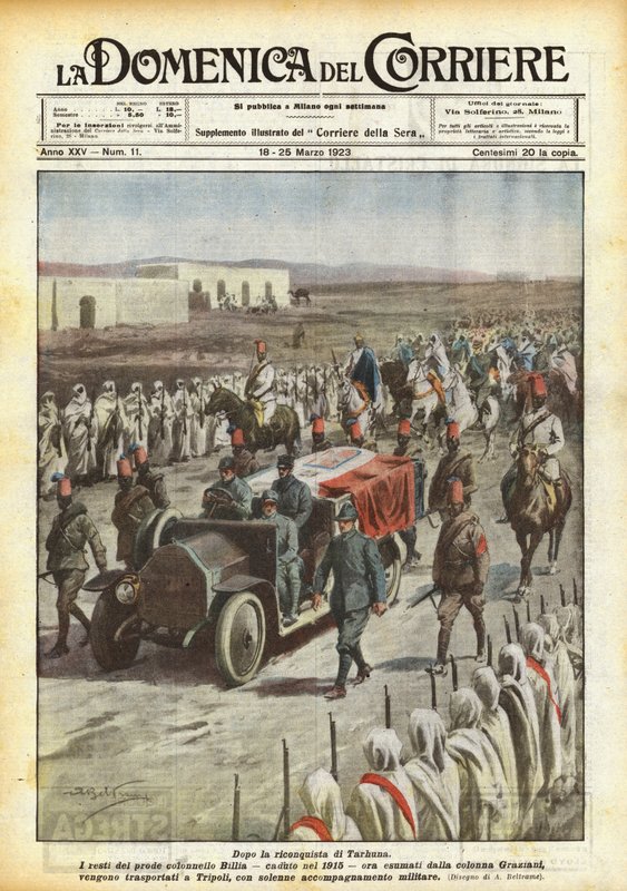 Na de herovering van Tarhuna door Achille Beltrame