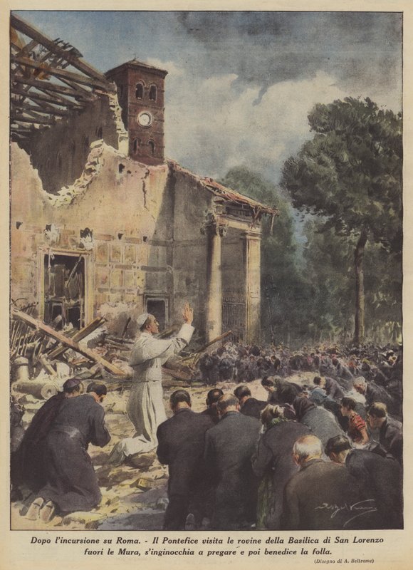 Na de aanval op Rome door Achille Beltrame