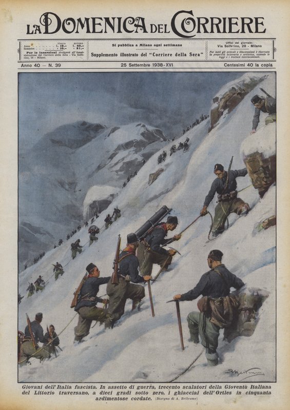 Jongeren van fascistisch Italië door Achille Beltrame
