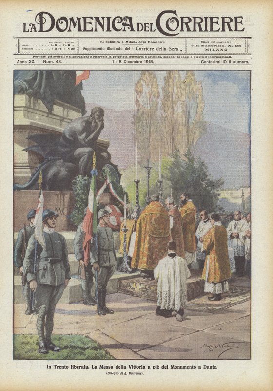 In bevrijd Trento door Achille Beltrame