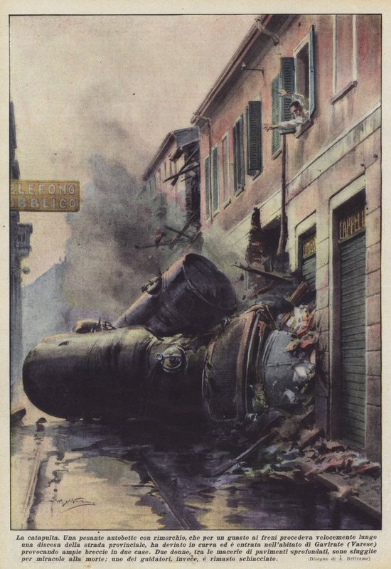 De katapult door Achille Beltrame