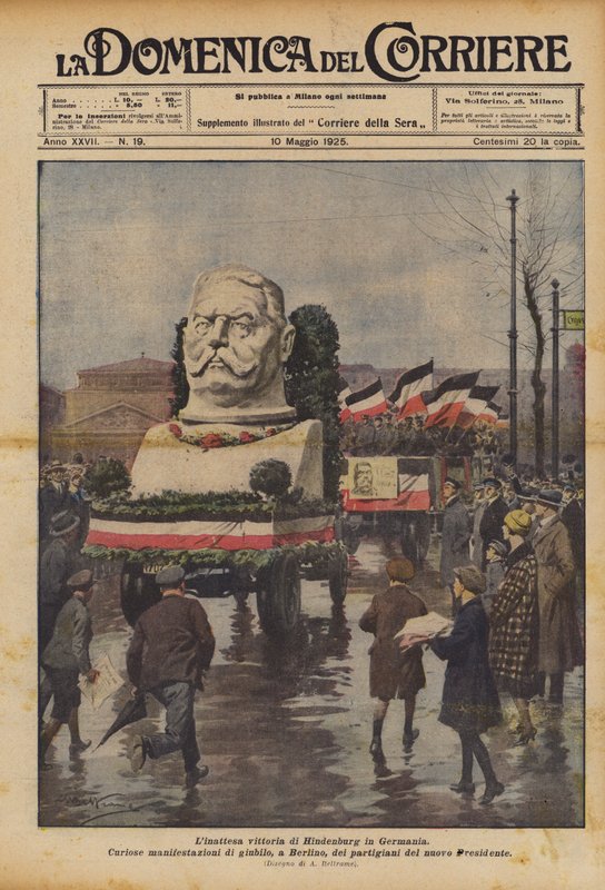 De onverwachte overwinning van Hindenburg in Duitsland door Achille Beltrame