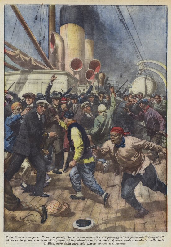 In het onrustige China door Achille Beltrame