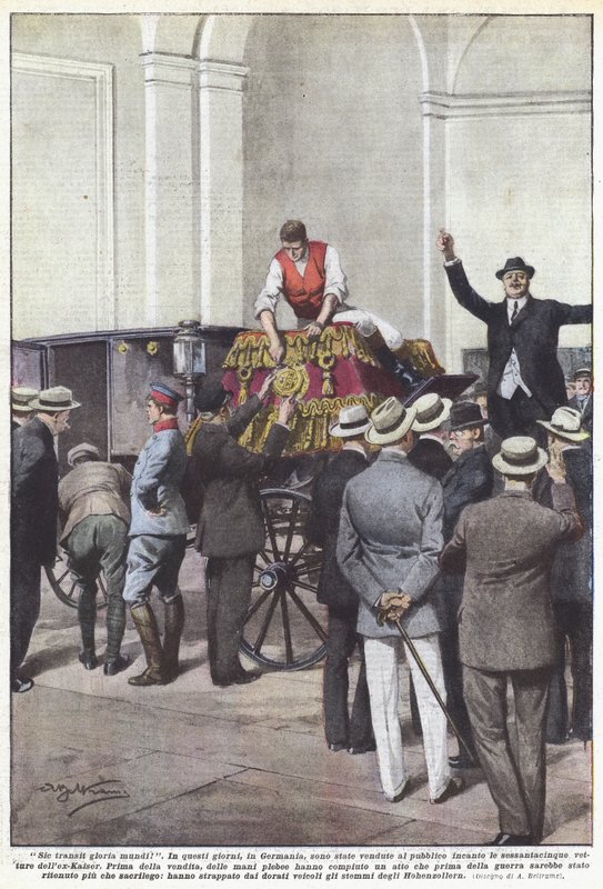 Sic transit gloria mundi! door Achille Beltrame
