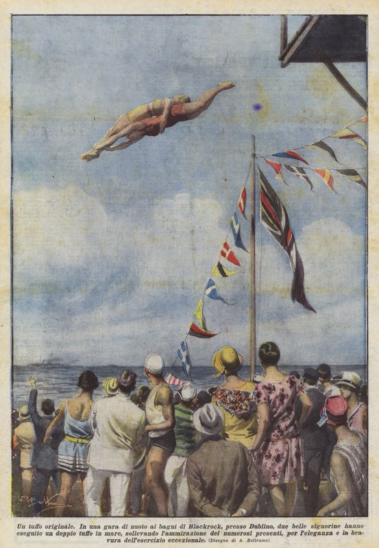 Een originele duik door Achille Beltrame