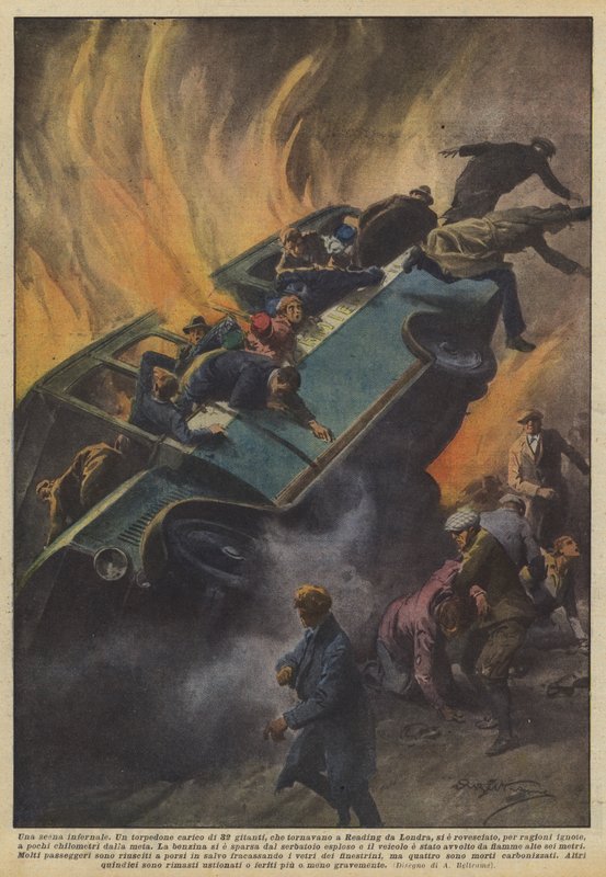 Een helse scène door Achille Beltrame
