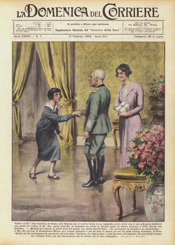 De koning zien! door Achille Beltrame