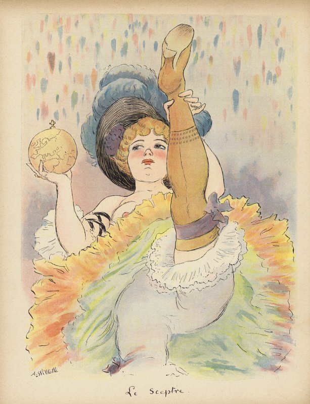 De scepter door Adolphe Leon Willette