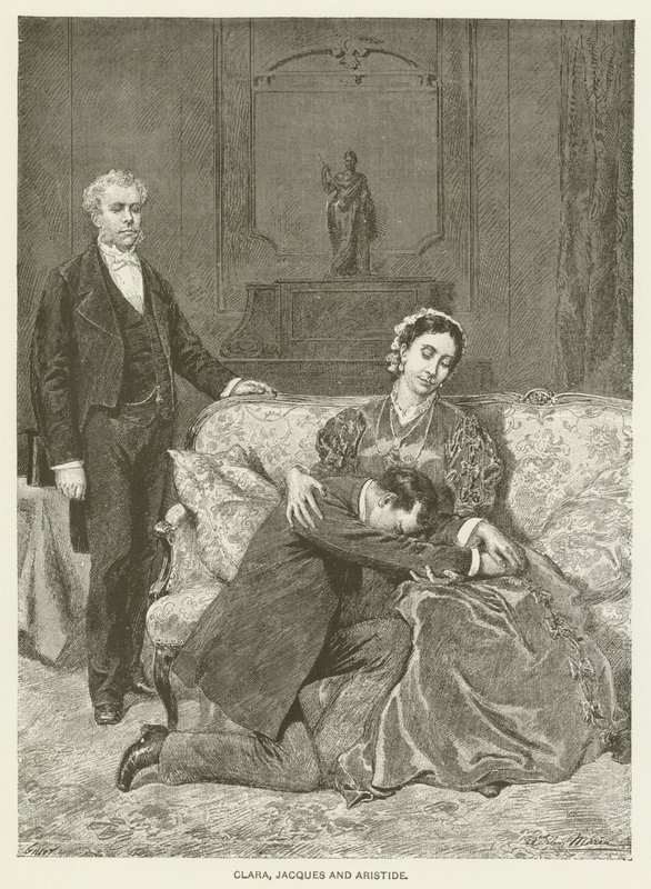 Clara, Jacques en Aristide door Adrien Emmanuel Marie