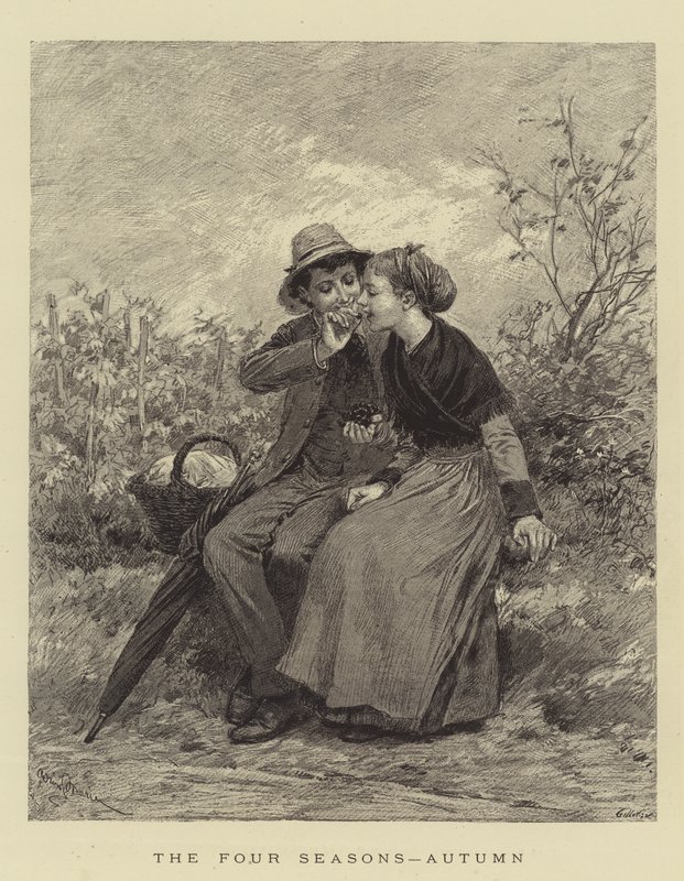 De Vier Seizoenen, Herfst door Adrien Emmanuel Marie