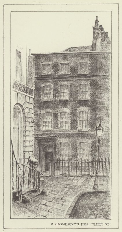 11, Serjeants Inn, Fleet Street door Alan Stapleton