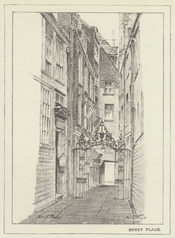 Benet Place door Alan Stapleton