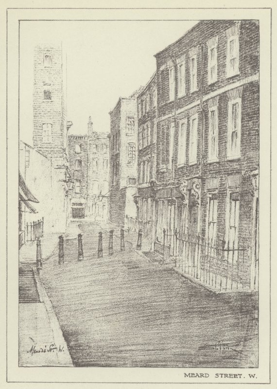 Meard Street, West door Alan Stapleton