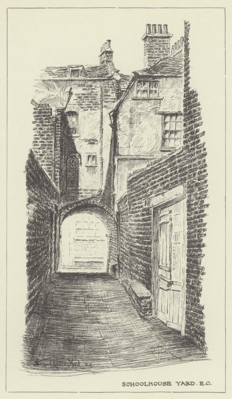 Schoolhouse Yard, EC door Alan Stapleton