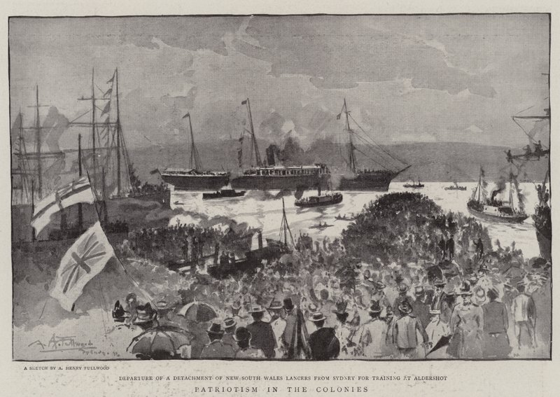 Patriottisme in de koloniën door Albert Henry Fullwood