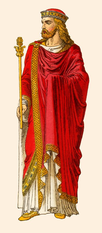 Clovis, koning van de Franken door Albert Kretschmer