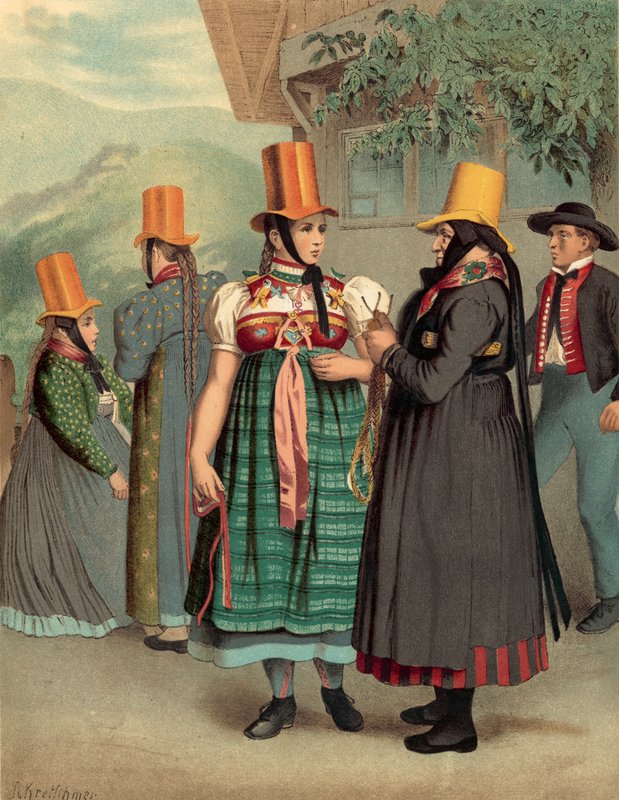 Duitse Kleding, Baden Prechthhal door Albert Kretschmer