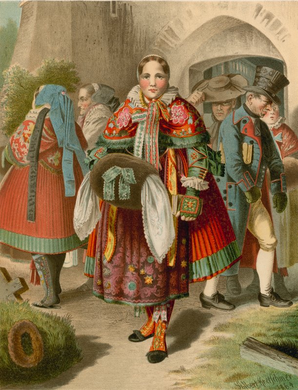 Duitse kleding, Pommern, Weitzacker door Albert Kretschmer