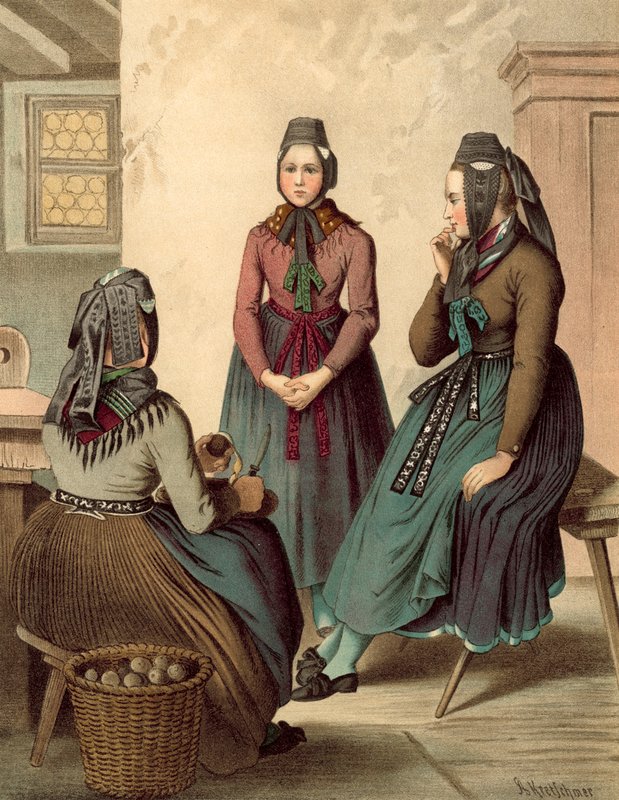 Duitse Kleding, Preussen (Rheinprovinz) Wetzlar door Albert Kretschmer