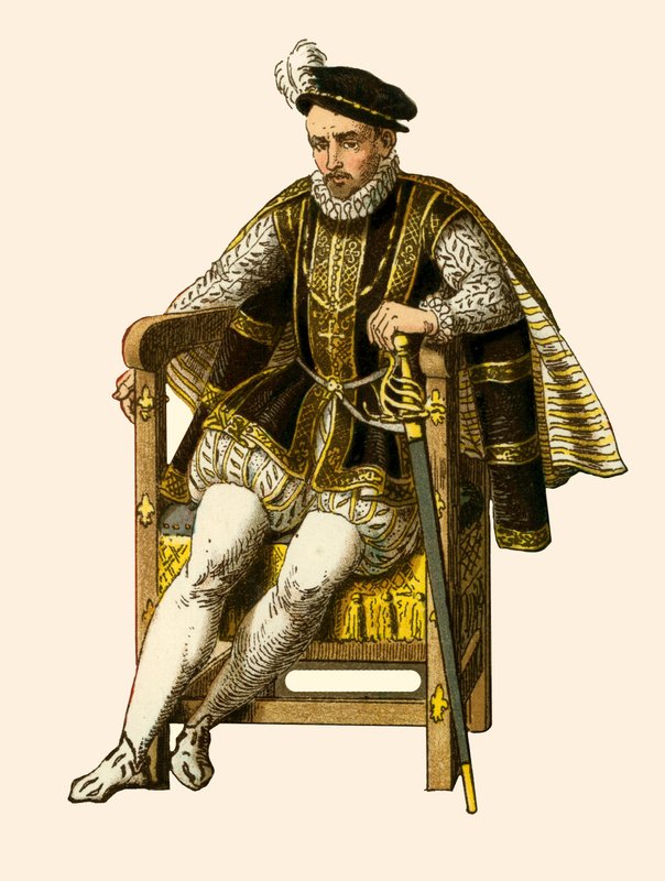 Koning Karel IX van Frankrijk door Albert Kretschmer